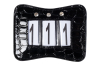 HKM Viola Competition Numbers in Black Patent Croc
